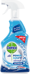 DETTOL POWER & PURE BATHROOM SPRAY