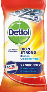 DETTOL BIG & STRONG KITCHEN WIPES