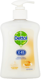 DETTOL HAND WASH WITH E45 NOURISHING HONEY