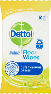 DETTOL MULTI PURPOSE FLOOR WIPES FRESH CITRUS BURST